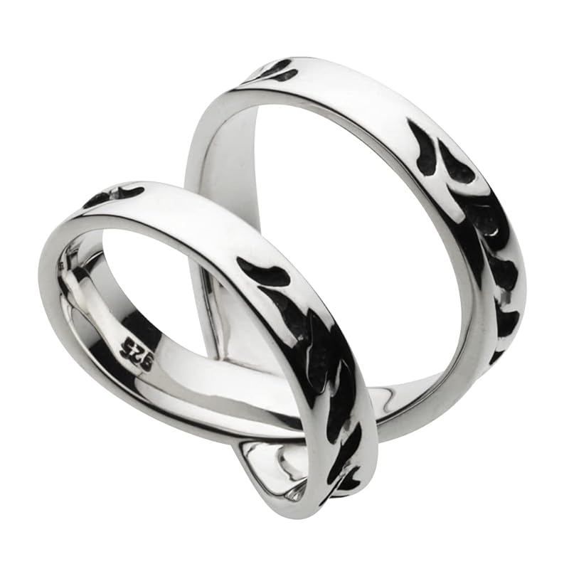 [Figmart] Кольцо с двойной линией племени [Серебро 925 пробы, серебряные аксессуары] fr0198 Нет. 17