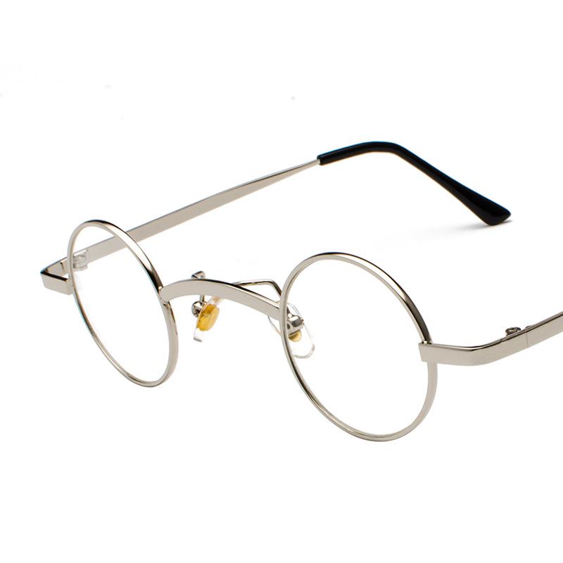 Лидер продаж, женские солнцезащитные очки в стиле ретро, маленькие круглые солнцезащитные очки в металлической оправе, винтажные мужские очки