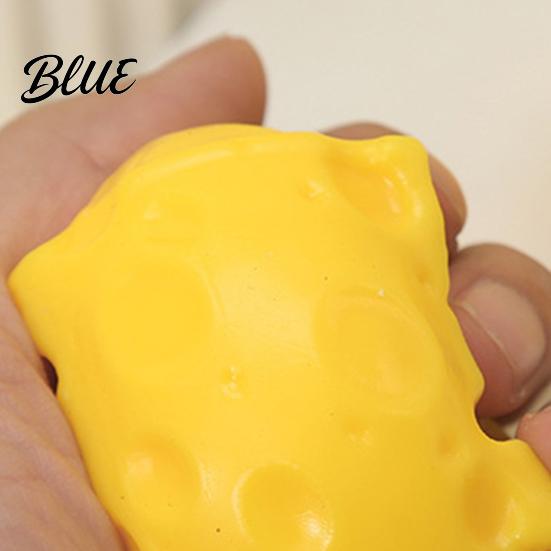 Сенсорная игрушка "Сыр" 1/2/3 шт. Симулированный кубик Сжимаемый Блок для снятия стресса Взрослый Мячик Фиджет Медленно поднимающийся Симуляция Еды Зажим Тревога