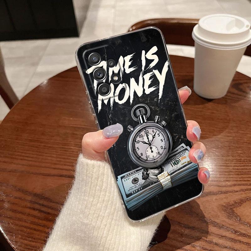 Денежные Доллары Картинки Печать Чехол Для Телефона Для Samsung Galaxy A56 A57 A37 A55 A54 A36 A35 A26 A25 A16 A17 A07 A52 A34 A21s Чехол