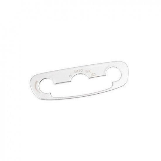 Headlight Button Frame Cover Trim For Chevrolet Equinox 18-2021 Silver Titanium