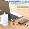Адаптер USB C HUB Type C 4K 30 Гц HDMI-совместимый VGA RJ45 Lan Ethernet SD/TF PD 87 Вт Док-станция для ноутбука для MacBook Pro Air Разветвитель USB 3.0