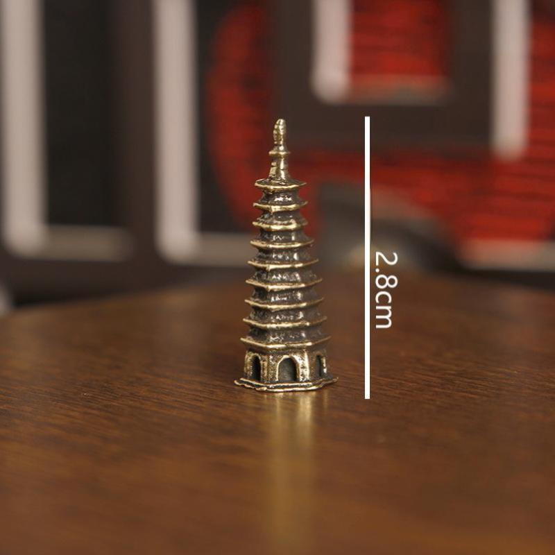 Brass Fishing Old Man Small Statue Desktop Ornaments Retro Fisherman Mini Figurines Models Home Decorations Crafts Accessories