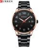CURREN WristWatch Waterproof Chronograph Men Watch Top Brand Luxury White Silicone Original Male Clock All Clear Low Price 8442