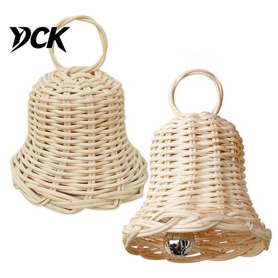 Decorative Bells for Home Christmas Bells, Rattan Wicker Bell Decoration, Handmade Pendant, Hanging Toy Holiday Parties Farmhouse Style Ornaments