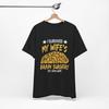 I Survived My Wife's Brain Surgery Unisex Tee Shirt, Brain Cancer Awareness, Tumor, Gift For Husband, Craniotomy, Aneurysm, Cerebral Edema