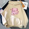 2025 Anime Loves Strawberry Milk Doodle Hoodie Kangaroo Pocket Winter Women Spring Autumn Sweatshirt Harajuku Aesthetic Clothes
