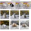 Decoration Lifelike Animal Desktop Furnishings Plush Toys Easter Rabbits Simulation Rabbit Model