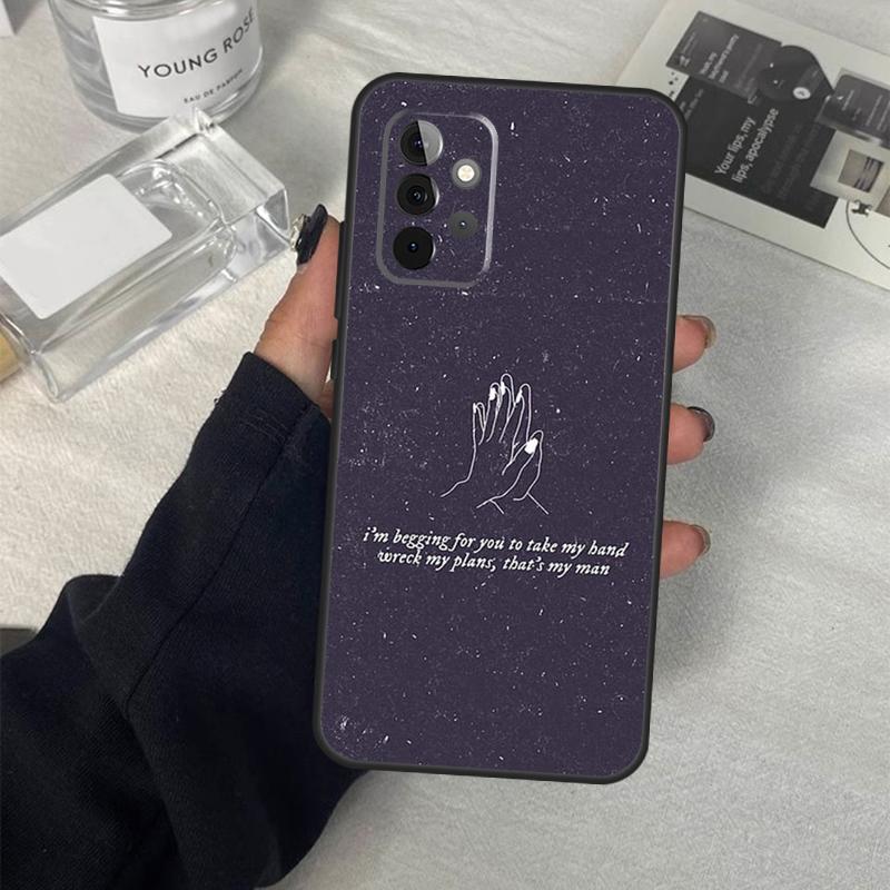 Чехол для телефона с текстом песни All Too Well для Samsung Galaxy A34 A54 A14 A13 A23 A33 A53 A73 A52 A42 A32 A22 A12 A51 A71