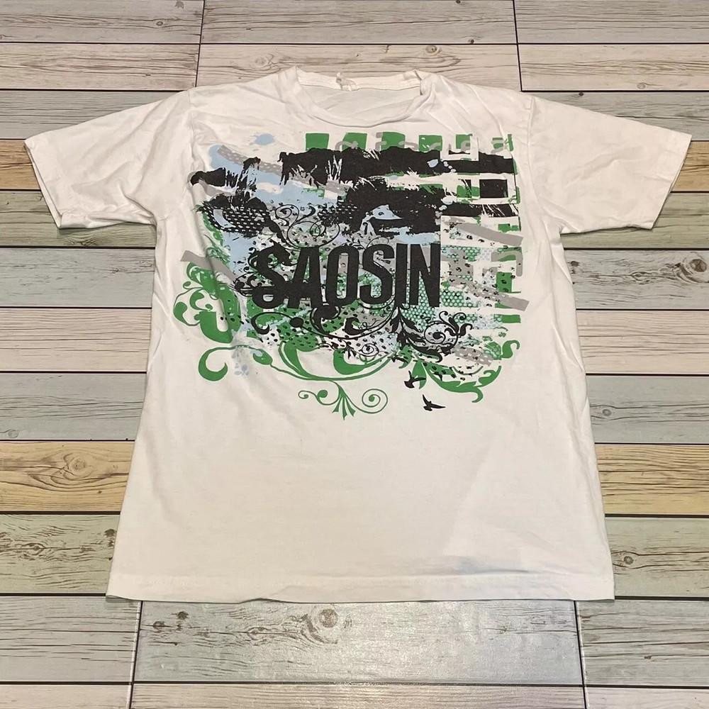 Футболка унисекс Saosin Band Tour Emo My Chemical Полный размер S-5XL SS365