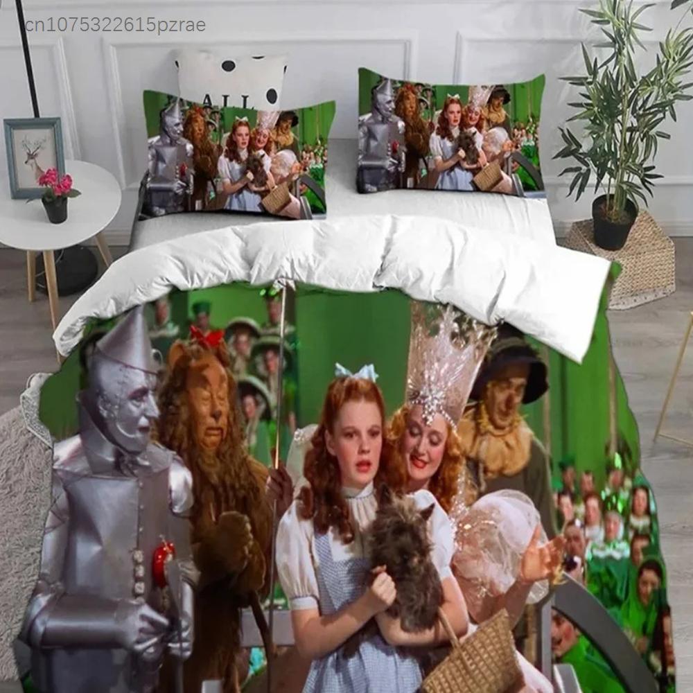 The Wizard Of Oz Bedding Sets,Wizard Of Oz Duvet Cover,Anime Quilt Bed Cover Duvet Cover Pillow Case Sets Kids Adult