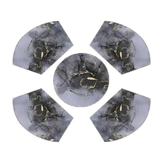 Впитывающие подставки под тарелки Диатомовые подставки под тарелки Маслостойкие Термостойкие Современные коврики для стола для обеденного стола, пикника, вечеринки