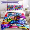 3pcs Blox Fruits Bedding Set Duvet Cover Closure Includes 1 Duvet Cover & 2 Pillowcases, Soft and Comfortable for All Seasons.
