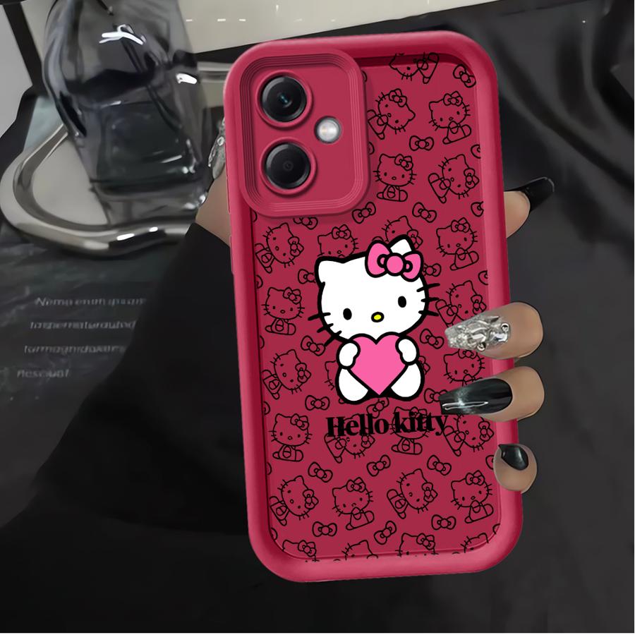 Чехол-кейс для телефона Sanrio Мультяшный Hello Kitty для Xiaomi Redmi Note 14 Pro Plus 10 11S 10S 12S 12 Note 13 11 9s