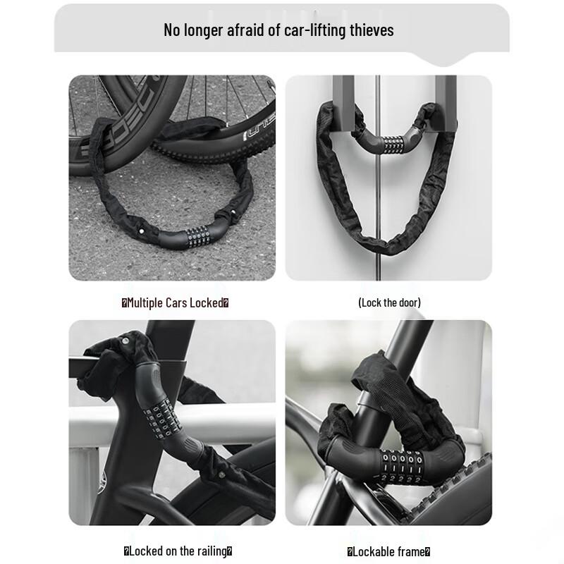 Phoenix Anti-Theft Password Bicycle Cable Lock
