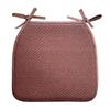 Handwoven Cooling Rattan Seat Pad Square Breathable Office Chair Cushion Non-slip Dining Mat With Ties