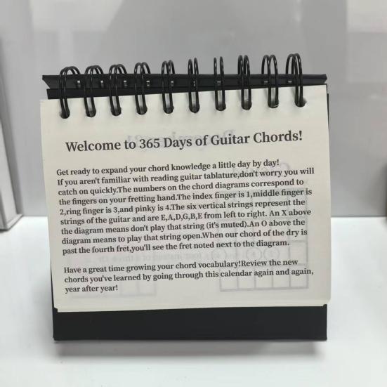 Календарь аккордов гитары на 365 дней. Календарь аккордов на каждый день. Планировщик для гитаристов.