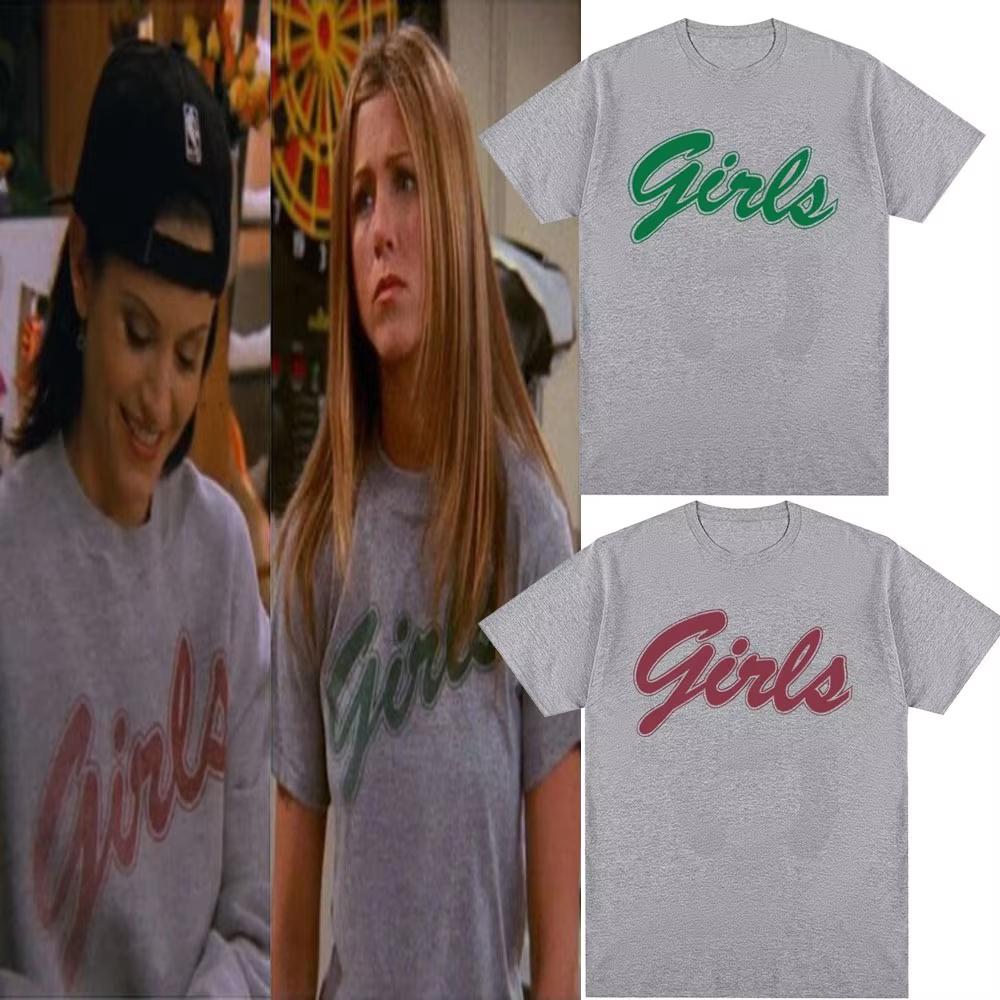 2026 Summer Hot Sale Rachel Green Girls T Shirt Men Women Clothing Friends TV Series T-shirt Print Crew Neck Short Sleeve Lightweight Casual T Shirt