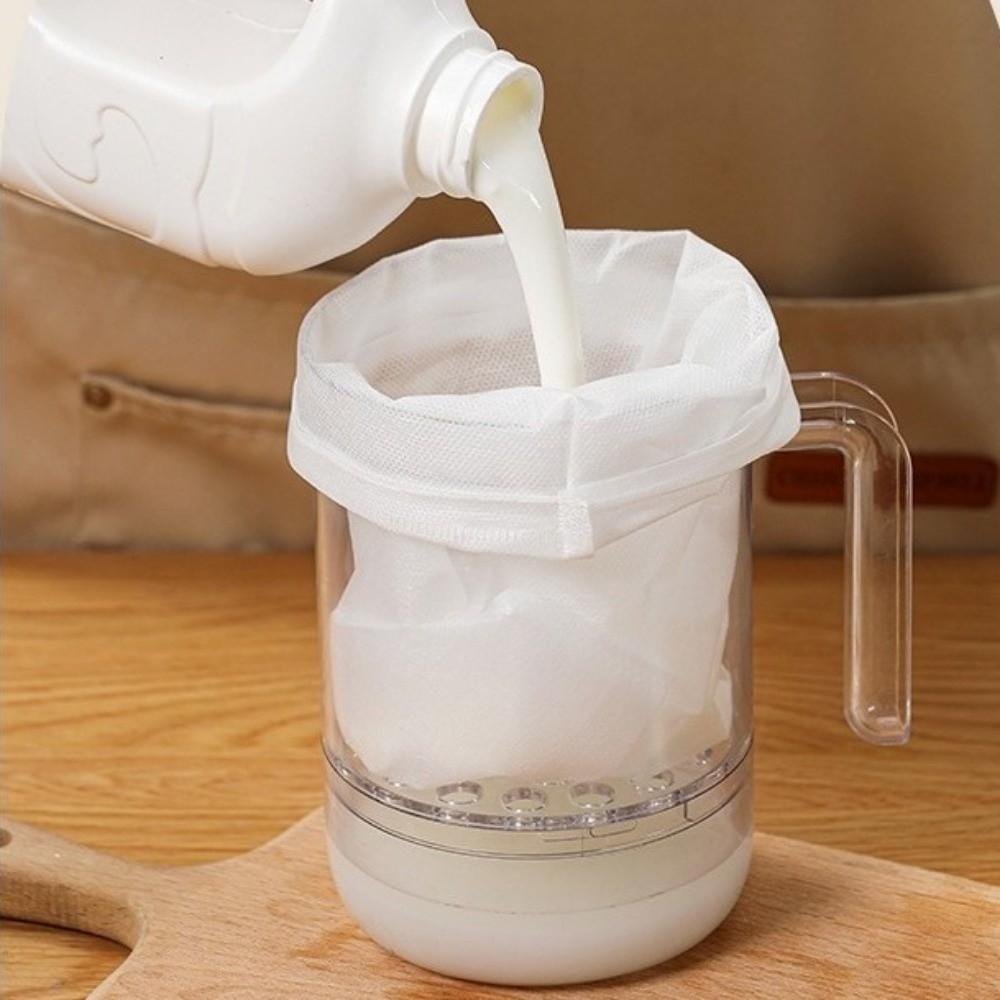 Thick Creamy Greek Yogurt Strainer With Lid Cheese Yogurt Filter Whey Separator Cheese