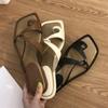 Sandals Women Summer New Korean Version Clip Toe Flip Flops Outdoor Fashion Flat Casual Non-slip Sandals Female Beach Mules2024
