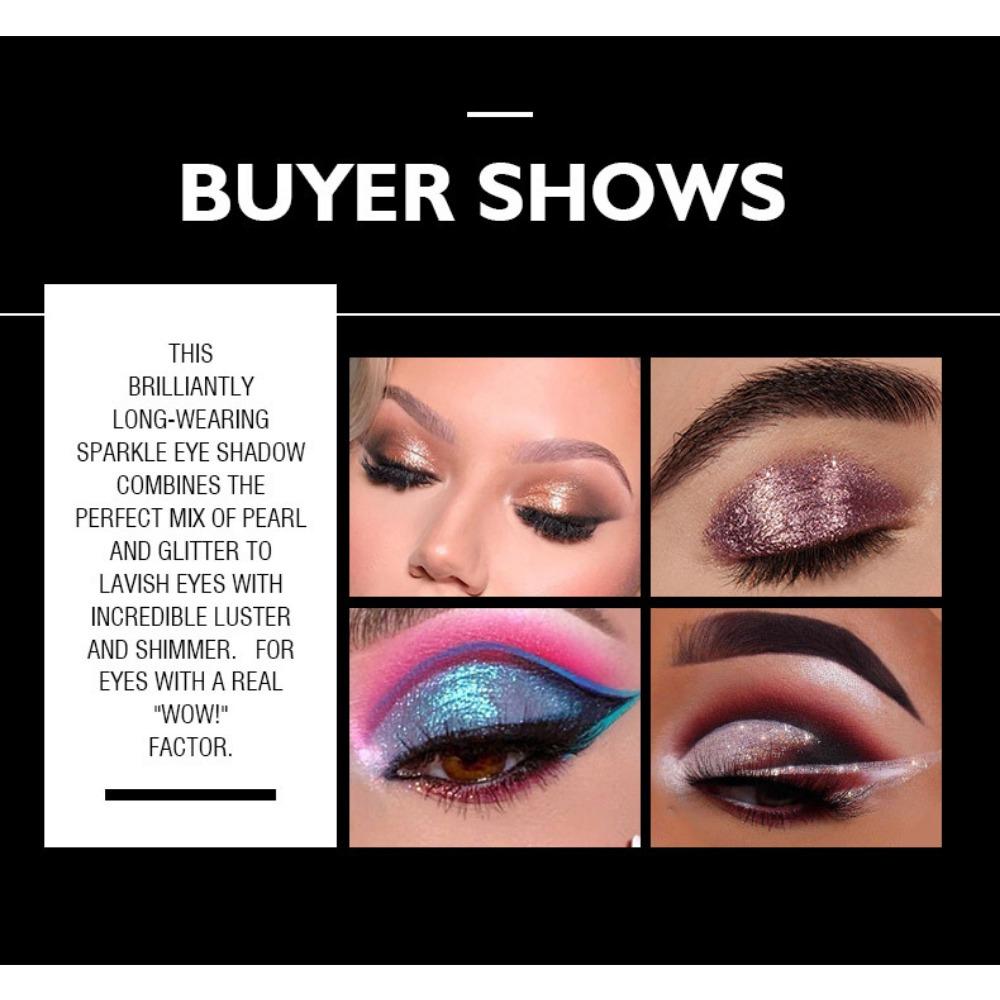 Набор жидких теней для век с бриллиантовым блеском, десять штук блестящих перламутровых жидких теней для век, подарочная коробка