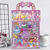 2 Sheets/Bag Cartoon Stereo Bubble Sticker Princess Dress Up Kids Toy Sticker  Kids Prizes