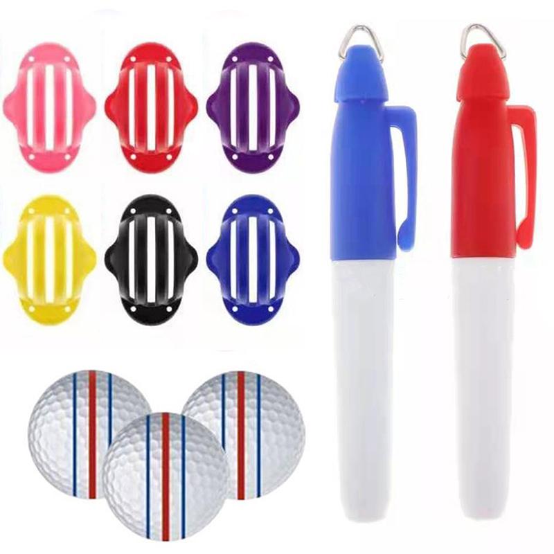 1 комплект маркеров для мячей для гольфа, позиционирование паттинга, вспомогательный инструмент для игры в гольф на открытом воздухе