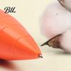 Smooth Writing Pen Carrot Shape Voice Recorder with 60-Second Recording Cute Creative Stationery for Kids Ballpoint Students Teachers Funny