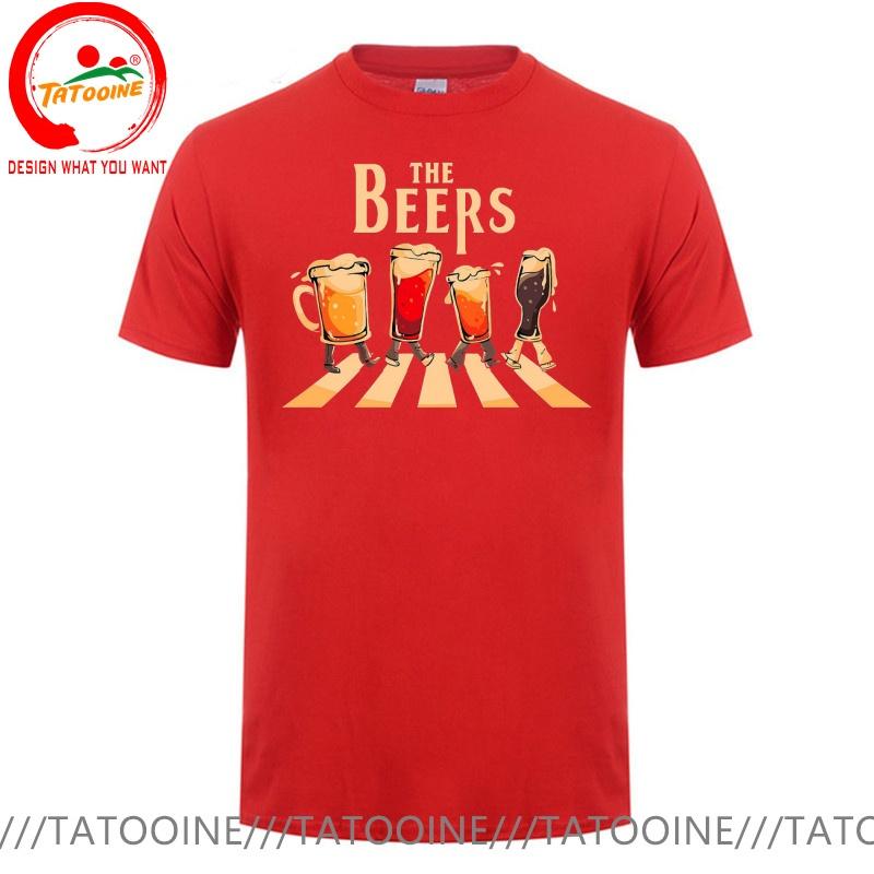 Funny Design The Beers Road Sred Doublet Unisex Fashion Trendy Casual Clothing Stylish Tops Tee Shirt Leisure Tshirt Unisexs Tshirt