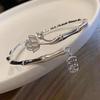 Trendy Lotus Geometric Bamboo Bracelet Chic Alloy Bangle Womens Jewelry Gift