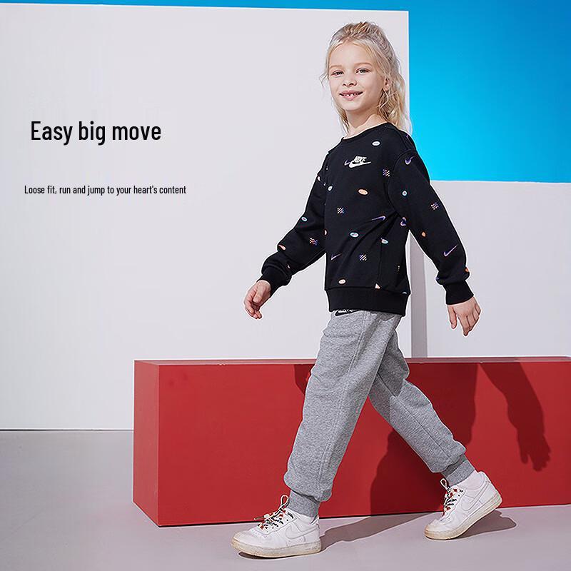 Nike Хлопковый комплект: худи и джоггеры для девочек