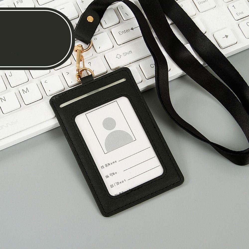 Collar Work Card Holder ID Badge Lanyard Holder Portable Name Card Holders  Men