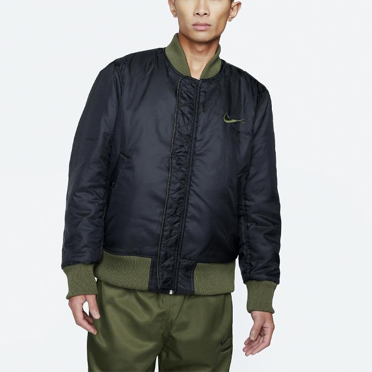 Nike Двусторонний бомбер Therma-FIT v2 Rough Green Мужская уличная одежда DD6056-326