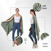 Portable Magnetic Sports Towel - Ultra-fine Fiber with Logo Print Capability
