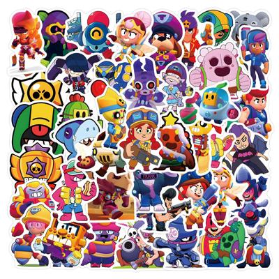 50 Новых Граффити Наклеек Brawl Stras Украсьте Чемодан Ноутбук Мобильный Телефон Наклейки