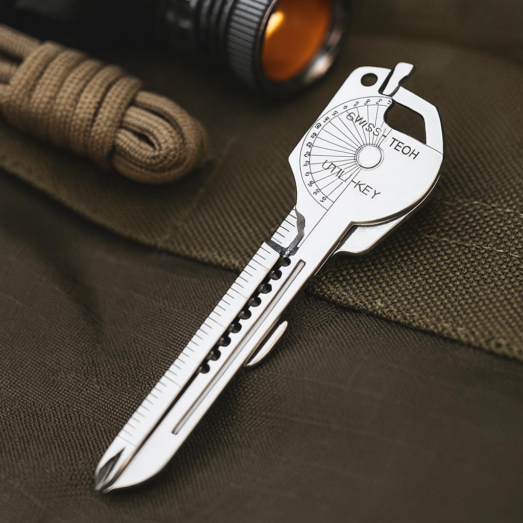 Портативный брелок-мультитул, компактная мини-отвертка и открывалка для бутылок, гаджет для выживания в походе на открытом воздухе, EDC для путешествий и чрезвычайных ситуаций