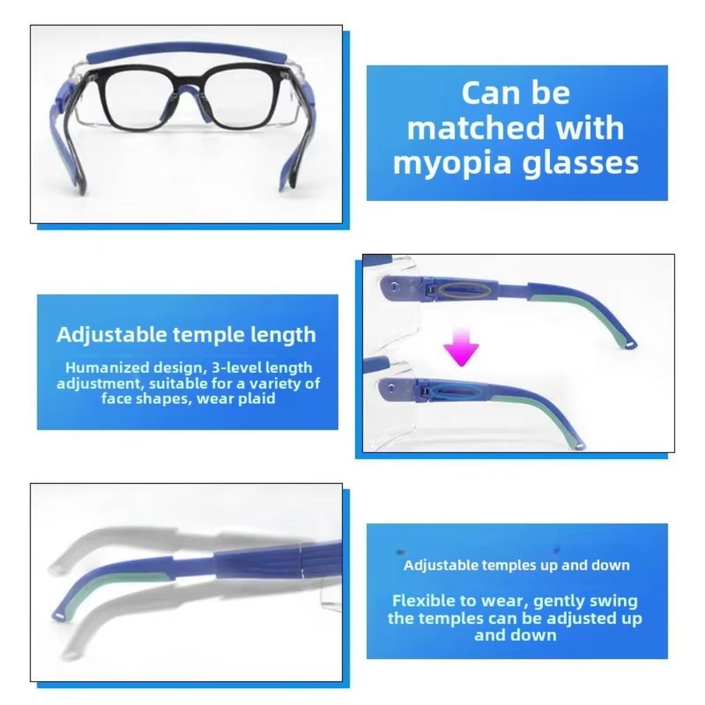 Anti-Splash Safety Goggles Clear Surgery Goggles Durable Eye Protection Glasses Men and Women