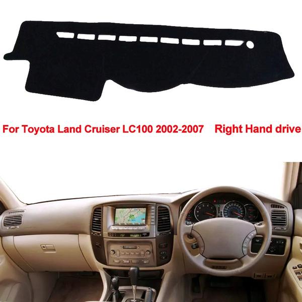 Чехол на приборную панель автомобиля для Toyota Land Cruiser LC100 2002 2003 2004 2005 2006 2007 силиконовый нескользящий коврик для приборной панели
