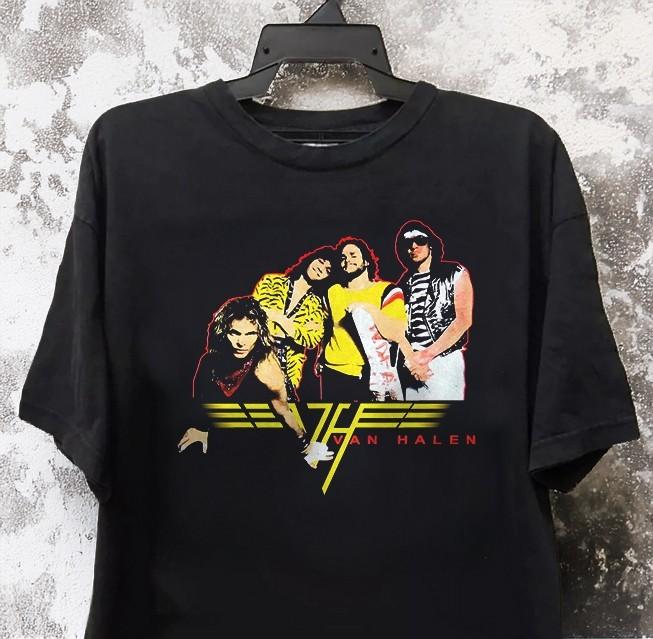 NEW! Van Halen Band Black Unisex T-shirt Size S-5XL
