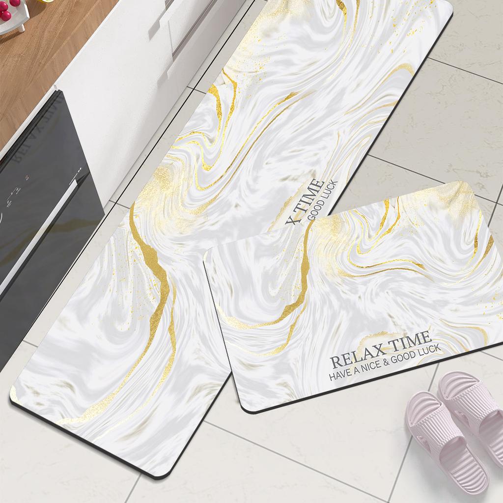Diatomite Kitchen Floor Mat Waterproof Kitchen Rug Non-slip Long Area Room Carpet For Hallway Washable