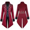 Fantasy European Mens Middle Ages Style Tailsuit With Embroidered Polyester For Stage Performances