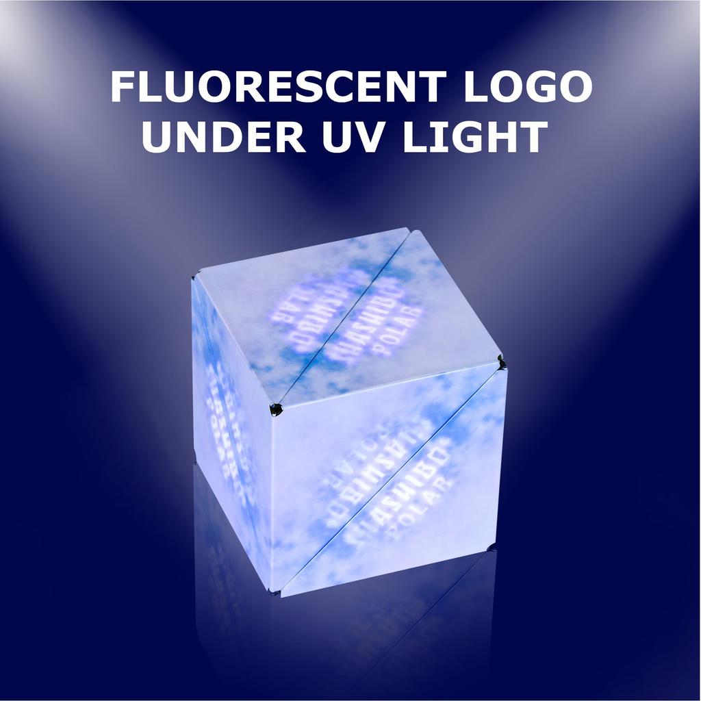 Запатентованный кубик-фигурка SHASHIBO Shape Shift Box с 36 редкоземельными магнитами, трансформирующийся в более чем 70 форм (Голограмма Полярная)