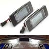 2Pcs 18Led License Plate Lamp Light No Error For Opel Zafira Tourer C P12 11-2016 Pre-facelift Astra J Sports Tourer J Estate