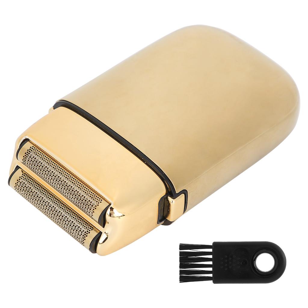 Металлическая двойная сетка бритвы водонепроницаемая электробритва беспроводной триммер для бороды для стрижки волос