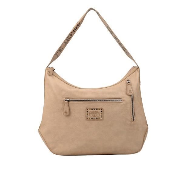 Cabas - Le Temps des Cerises - Fresh 2 - PU grainé - 2 poches zippées - Porté épaule