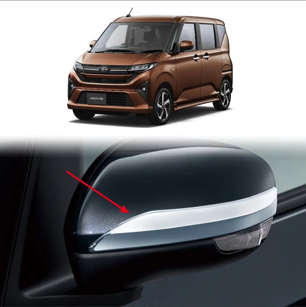 Daihatsu New Move Canvas Боковое зеркало Зеркало заднего вида Задняя дверь и Крышка задних ворот Внешний Аэродинамический Кастомный набор Чехлы, Декоративные накладки, Панели, Пластины,