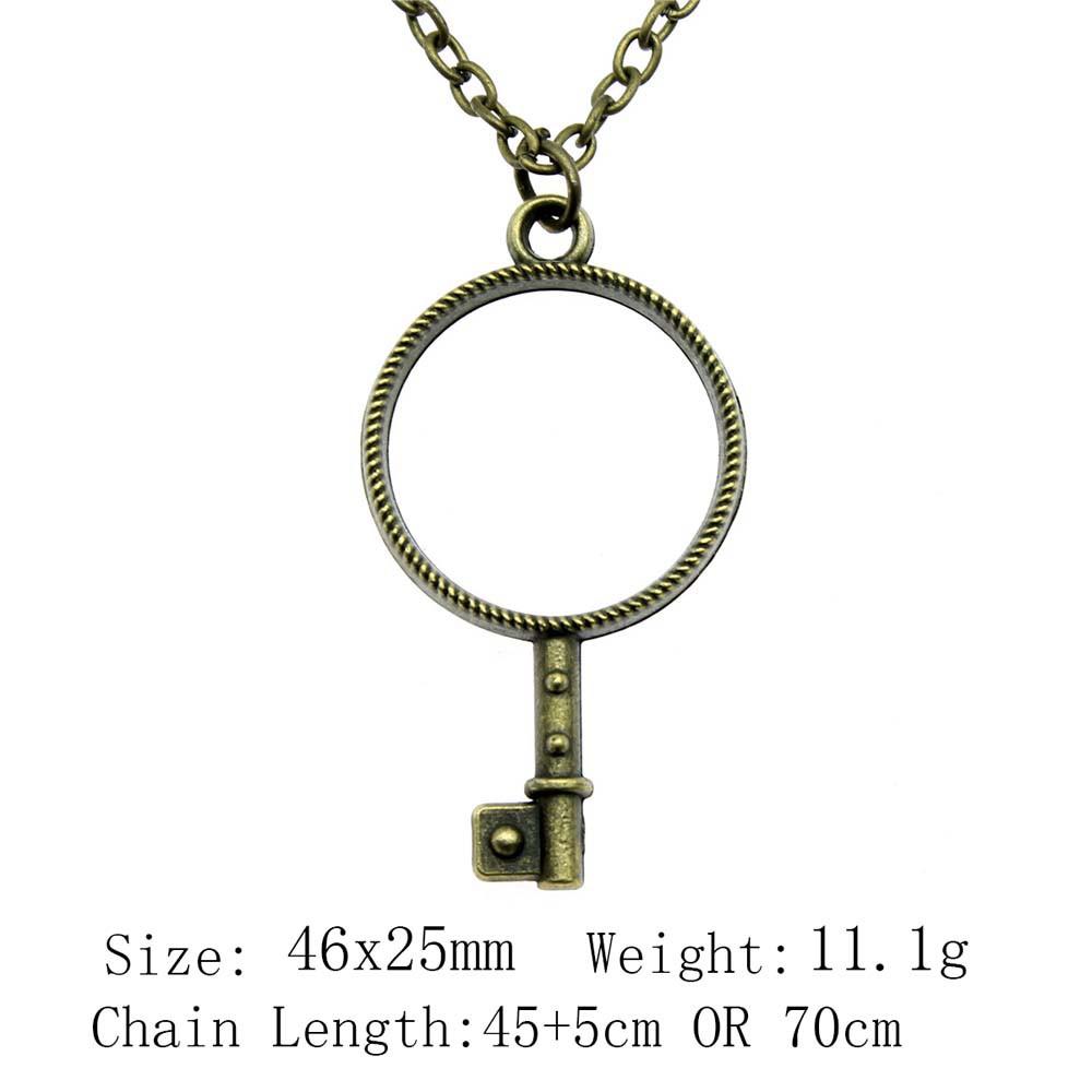 Ожерелья на годовщину свадьбы, женские полые смоляные фоторамки, ключи, длинная цепочка, ожерелье для рюкзака, цепочка, ожерелье