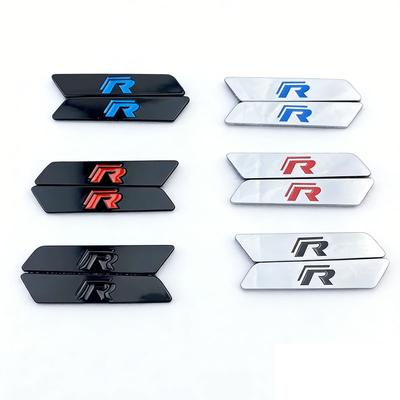 RUNTB1 3D Металл для VW Golf Polo Tiguan Passat Bora Jetta Touran Caddy GTI T-Roc Боковое крыло автомобиля Эмблема Наклейка Значок на багажник