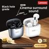 Оригинальные беспроводные наушники Lenovo LE201 Bluetooth 6.0 Вкладыши ENC Шумоподавление при звонках Сверхнизкая задержка Объемный звук