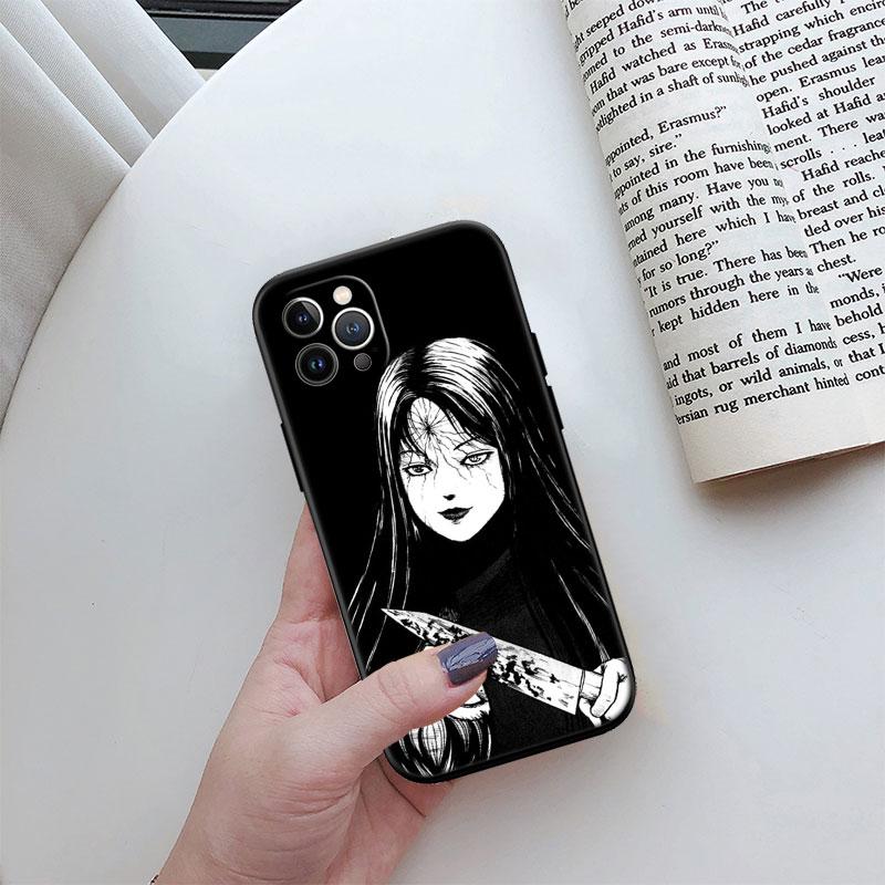 Чехол для телефона Junji Ito Tomie, новый, премиум-обложка, для iPhone 16 15 14 13 Pro Max Plus Mini